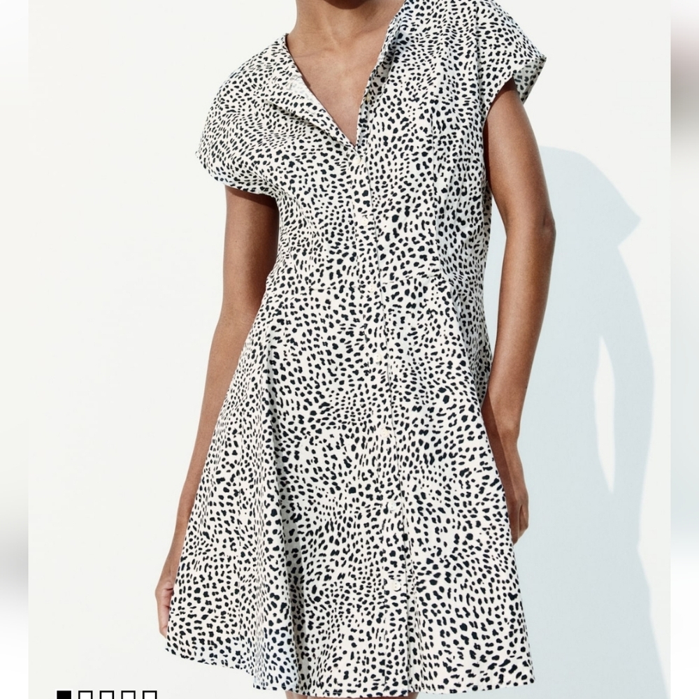 H&M Button-front Cotton Dress